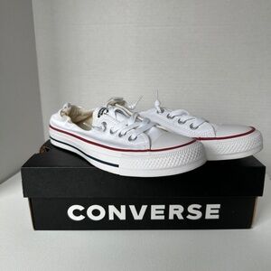 Converse Chuck Taylor All Star Shoreline, women size 8.5, white, NIB
